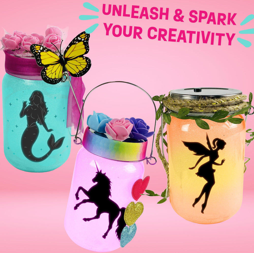 WOOODLIFY mermaid lantern setup featuring LED lights for cozy night ambiance