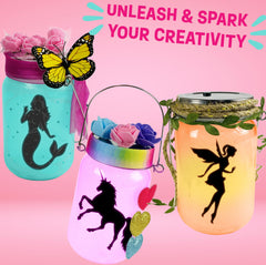 WOOODLIFY mermaid lantern setup featuring LED lights for cozy night ambiance