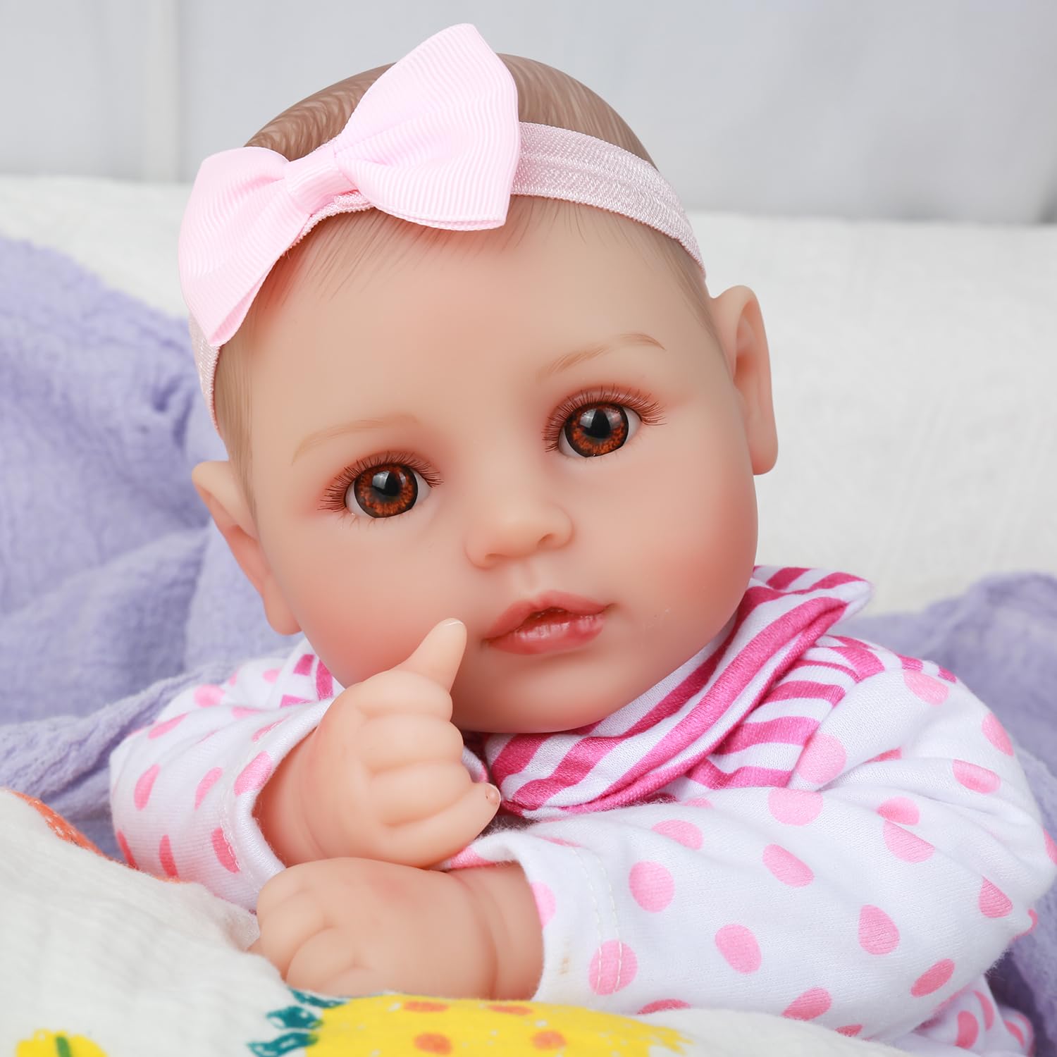 WOOROY accessories including bottle and pacifier boost pretend care play.