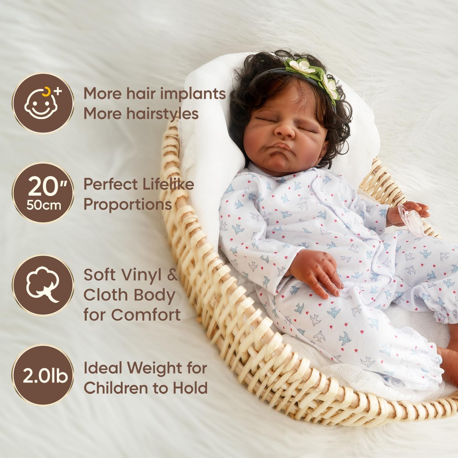 WOOROY weighted cloth body with movable limbs for natural posing
