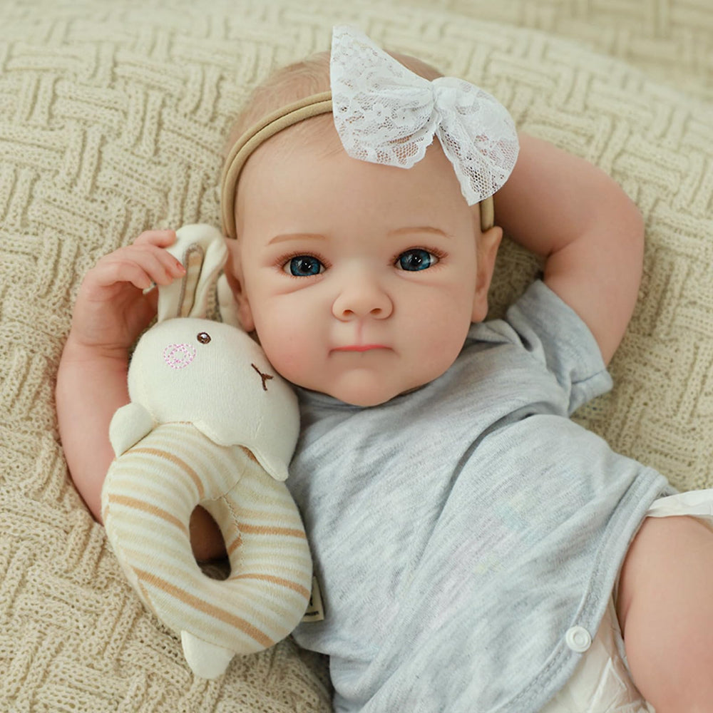 WOOROY hand-painted hair and eye detail enhances realism during pretend-care