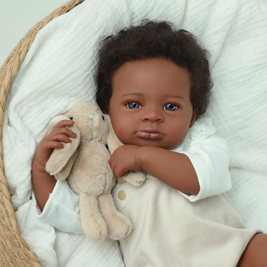 WOOROY reborn doll displays tiny half-moon nails for realism in pretend play