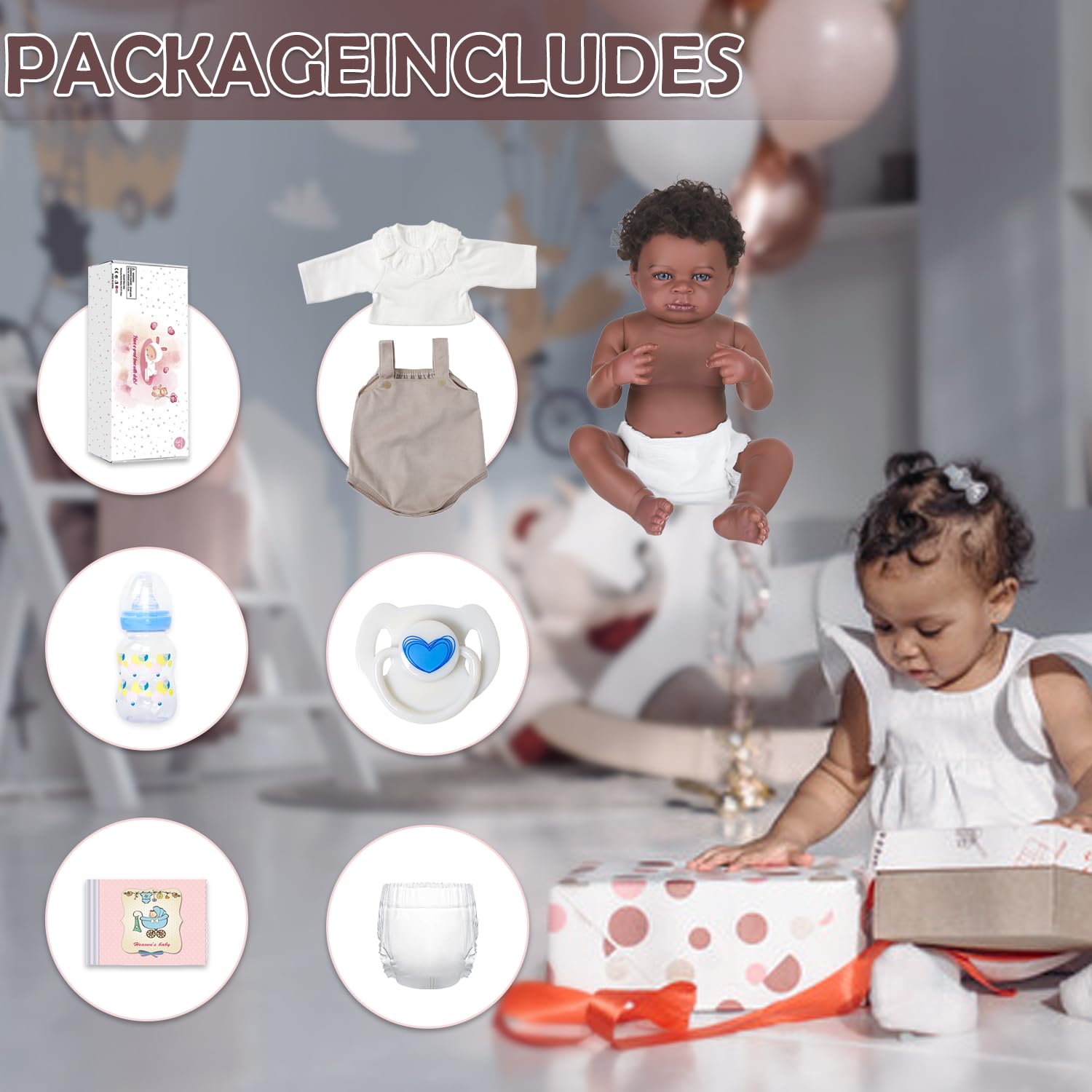 WOOROY lifelike doll with poseable limbs for dynamic posing