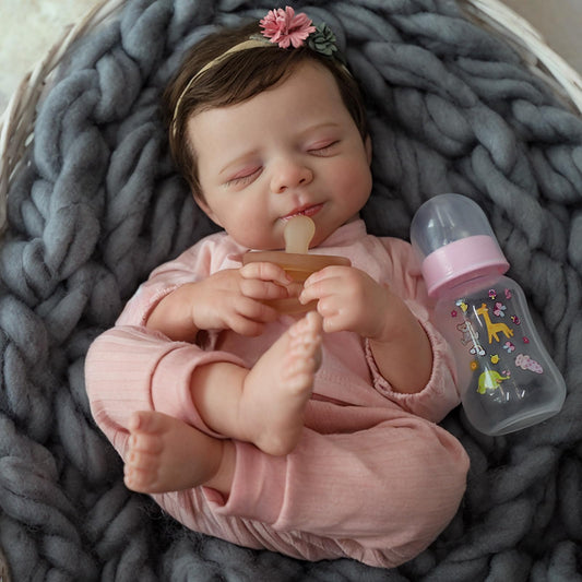 WOOROY reborn doll face detail for realistic imaginative play