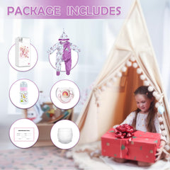 WOOROY Reborn doll includes accessories for gifting and imaginative play