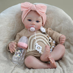 WOOROY reborn doll face close-up with lifelike features for imaginative play