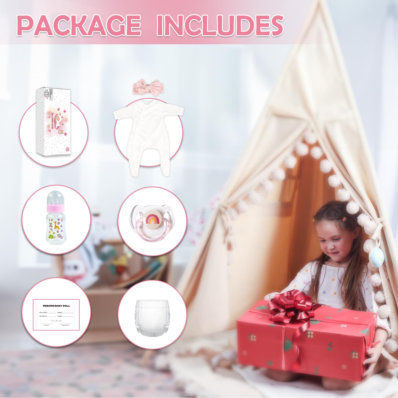 WOOROY Reborn doll gift box presentation makes a ready-to-gift experience