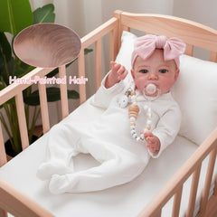 WOOROY Reborn doll soft-cloth body provides cuddly weight for gentle posing