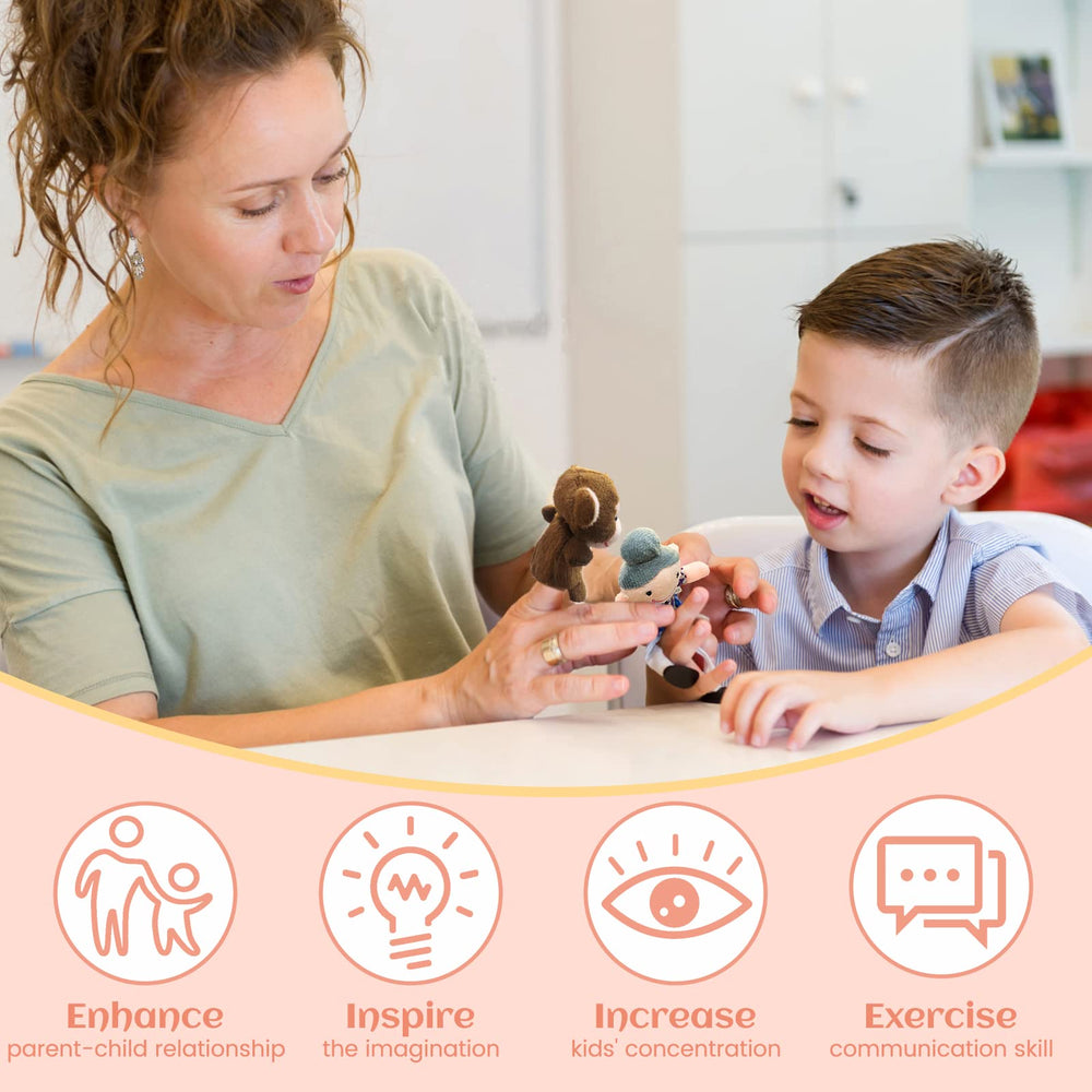 Woozettn compact size fits small hands for easy storytelling on the go