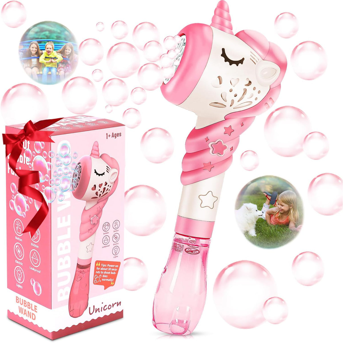 Woplagyreat unicorn bubble wand design sparks curiosity during playtime