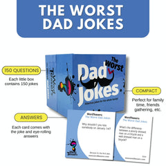 Family game night with Word Teasers dad jokes