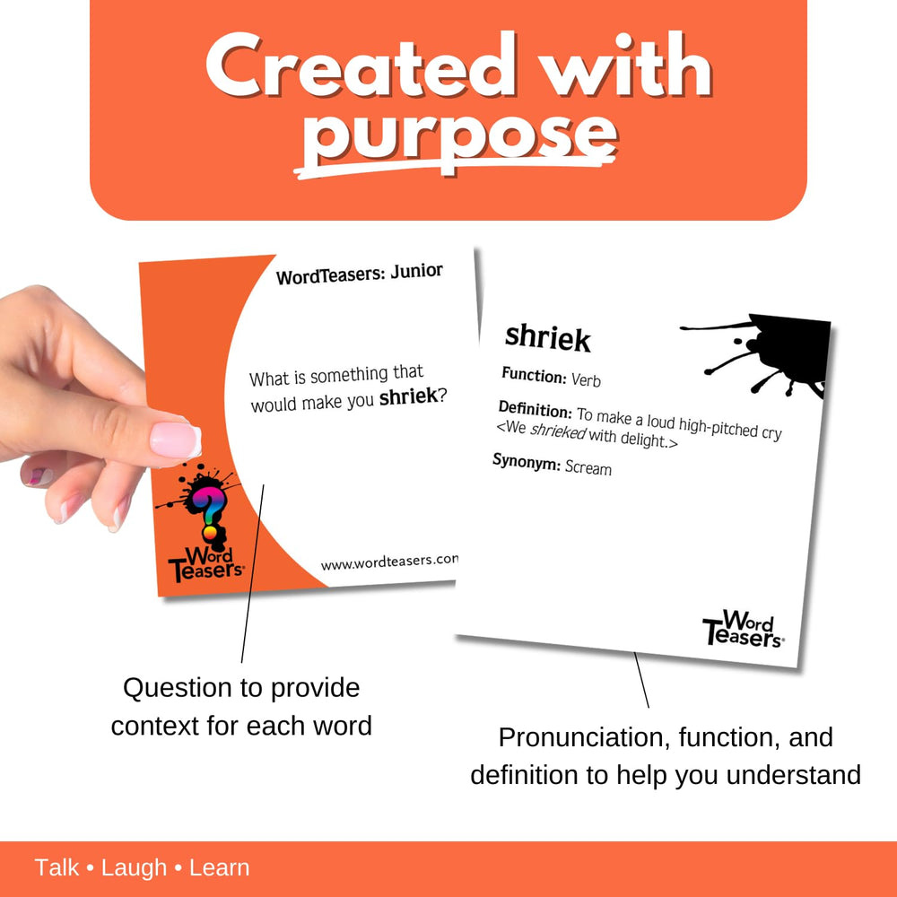 Word Teasers Junior reading game use, kids practice words in context during play.