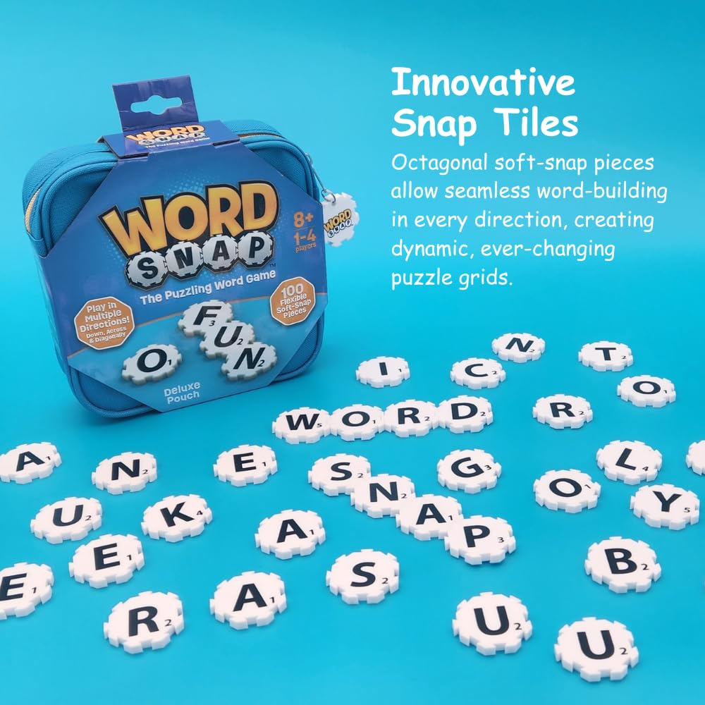 WordSnap board-free play lets you create flexible word layouts.