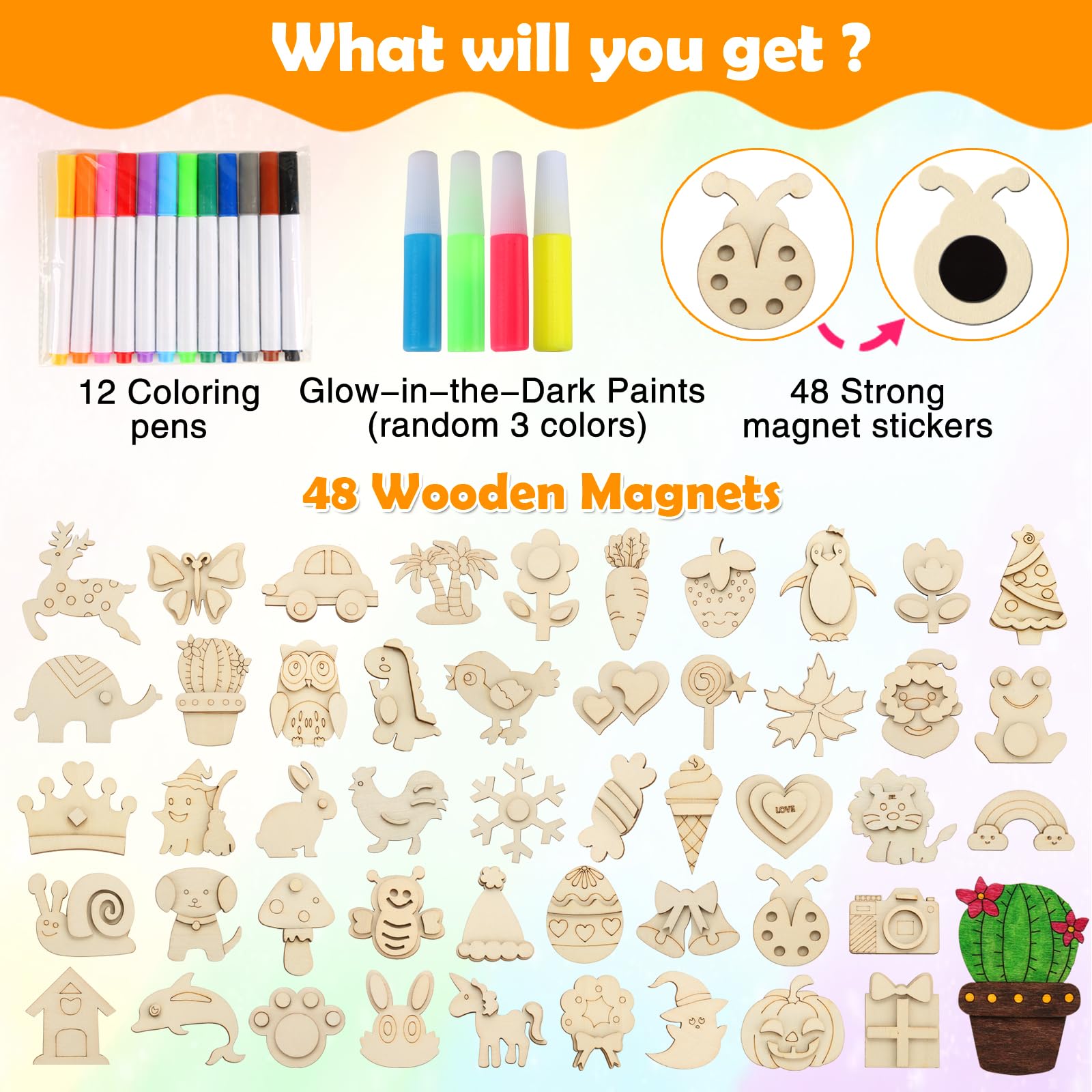 Glow paints set from Worgree adds glow-in-the-dark drama to crafts