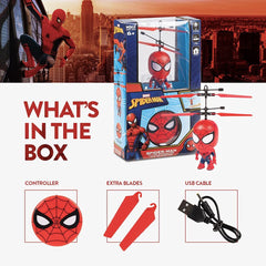 World Tech Toys Spider-Man Flying Figure durable metal body withstands rough landings