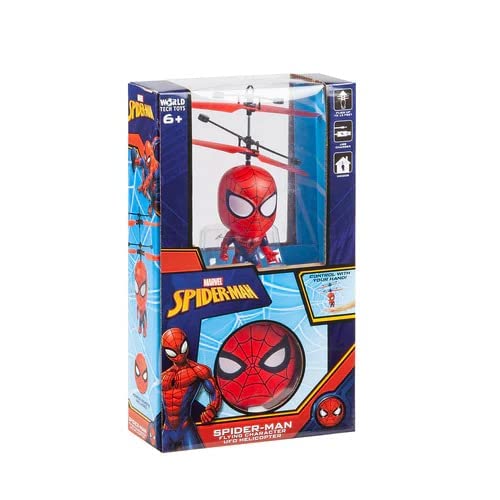 World Tech Toys Spider-Man Flying Figure USB charger for quick recharging