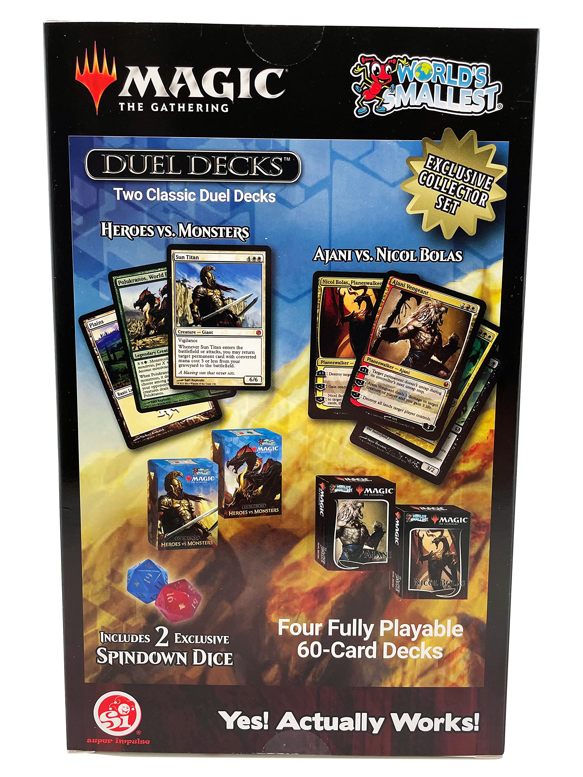 World's Smallest MTG 240-card set perfect for collectors and quick head-to-head matches