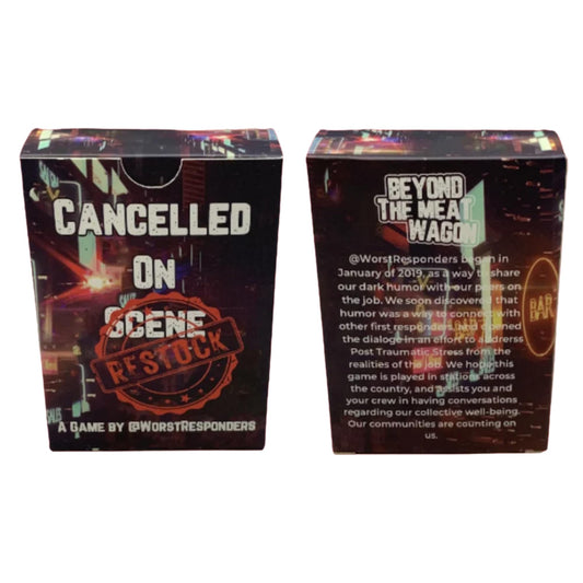 Worst Responders Cancelled On Scene expansion cover ideal for group game nights