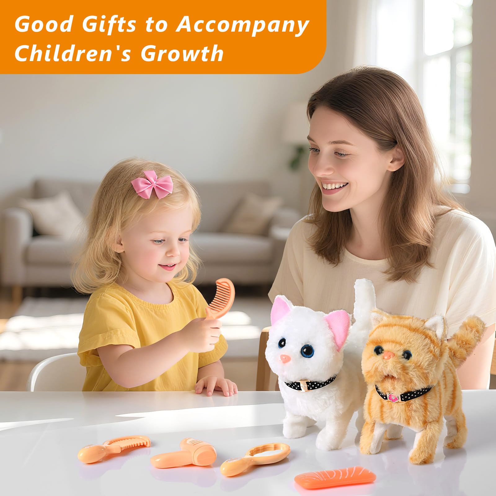 WorWoder plush cat offering a safe, kid-friendly companion for home or classroom.