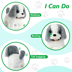 WorWoder plush puppy tail wagging demo for engaging toddler entertainment