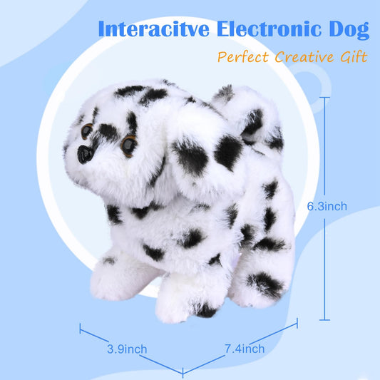 WorWoder plush teddy puppy barks on tap, delighting kids.