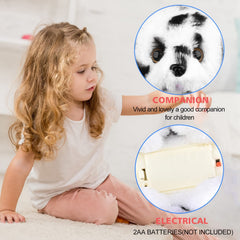 WorWoder plush teddy puppy stretching promotes interactive play.
