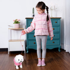 WorWoder safe materials dog toy offers soft, kid friendly play.