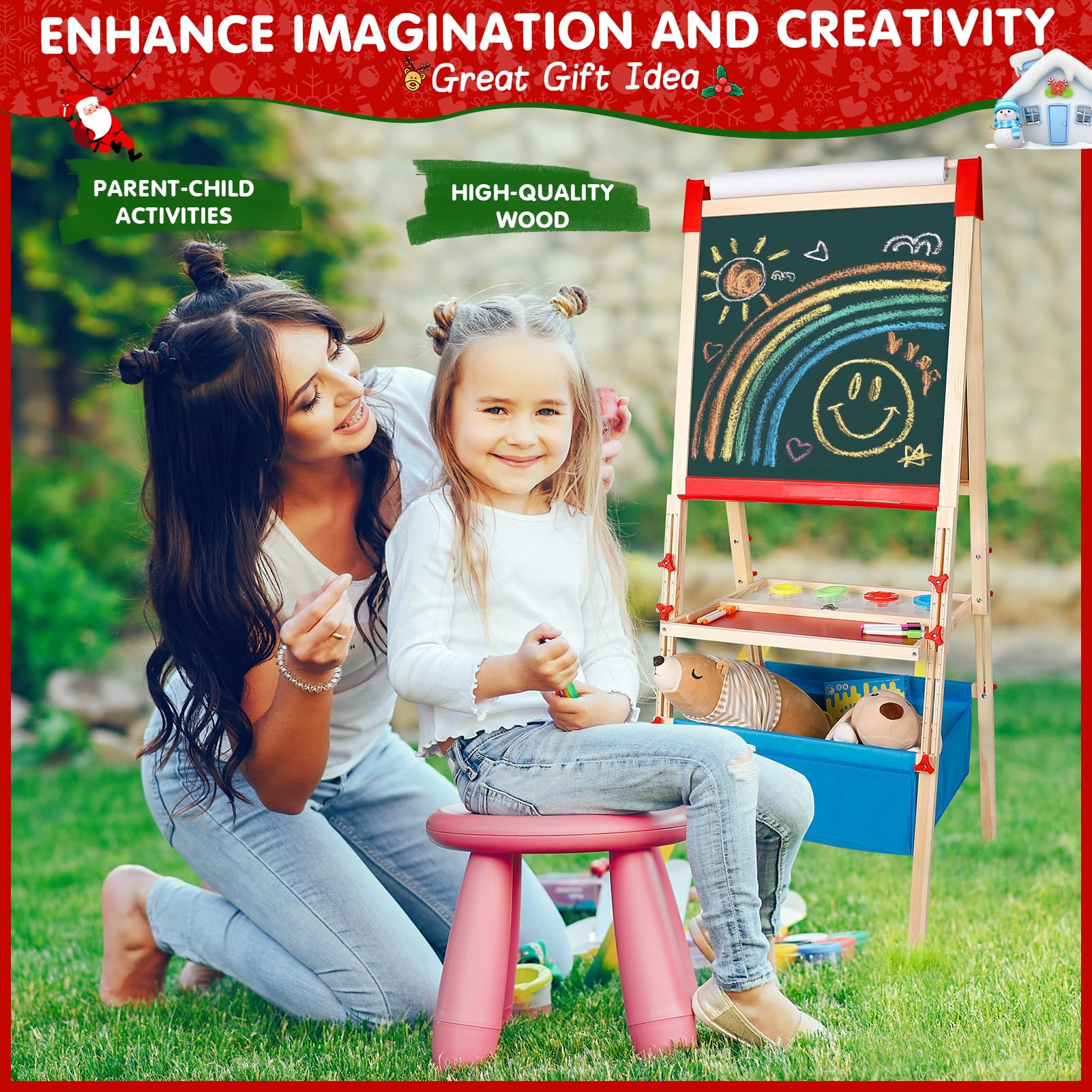 WOSTOO makes a thoughtful gift for kids ages 2-8 who love art.