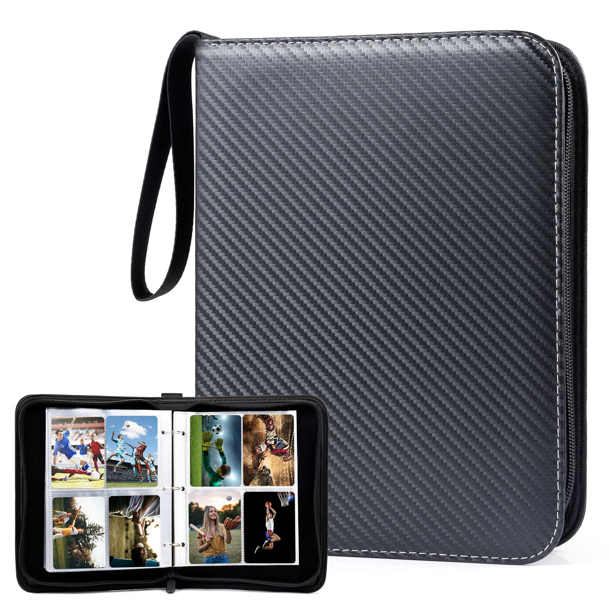 WOT I trading card binder with 400 pockets keeps cards organized and protected.