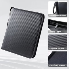 WOT I trading card binder zipper close showing secure closure
