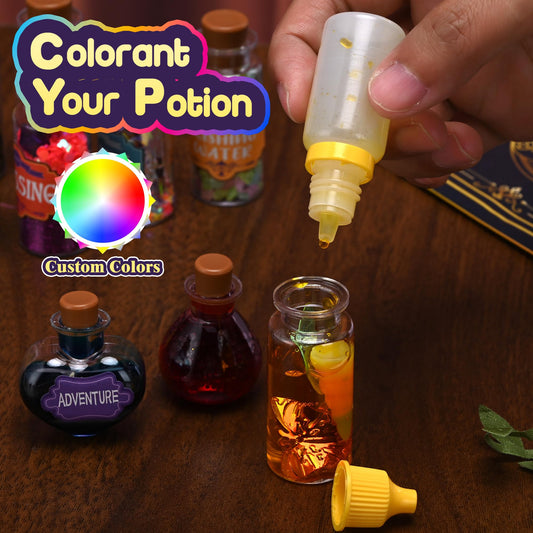 Wothfav Fairy Magic Potion Kit showing 22 bottles ready for creative potion making.