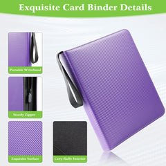 WOT I zippered design protects cards and keeps collections private and secure