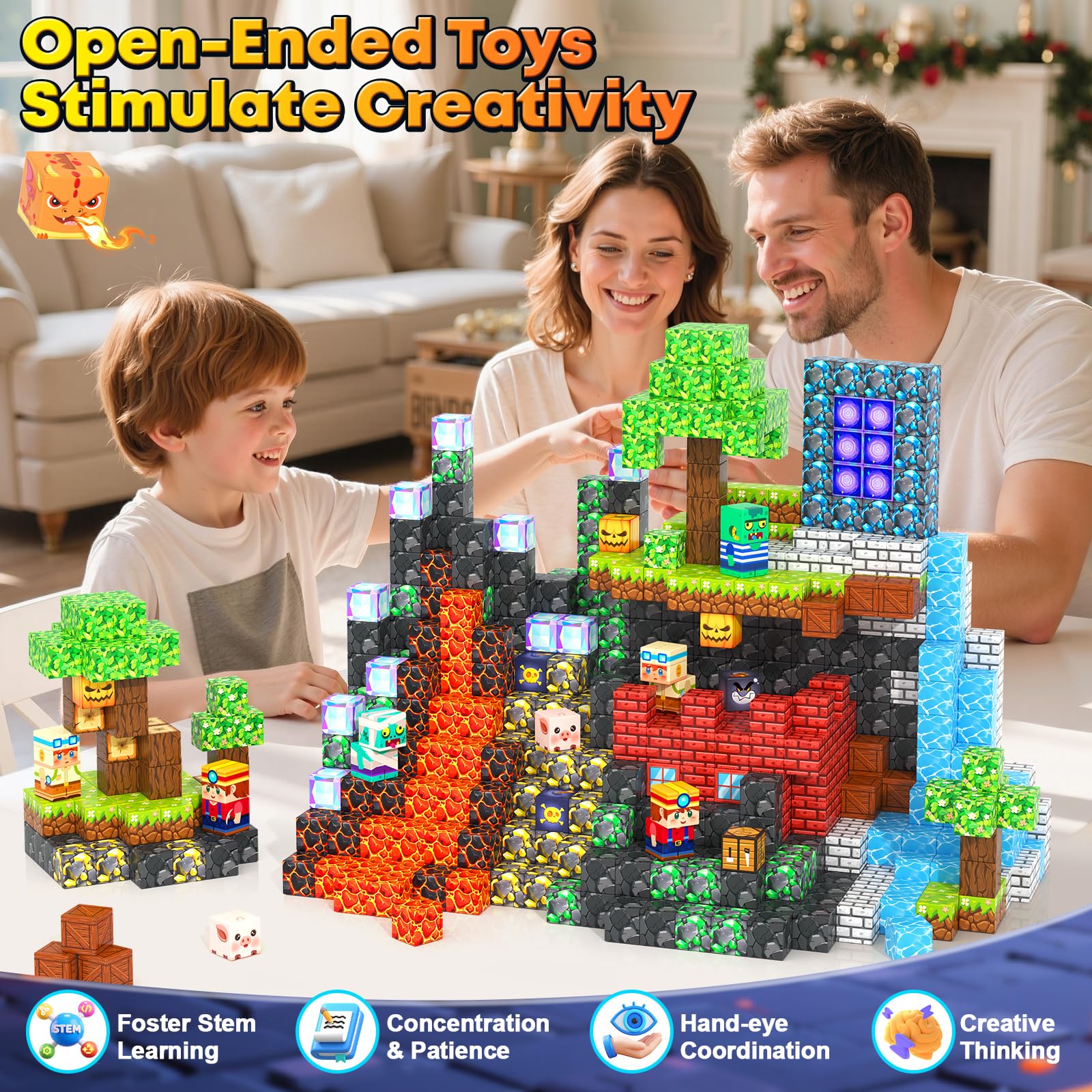 Wotolit forest set highlights color patterns to support storytelling and pattern recognition