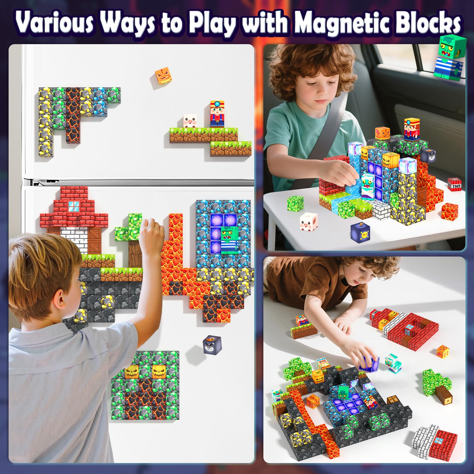 Wotolit magnetic blocks make a great gift for kids aged 4-8