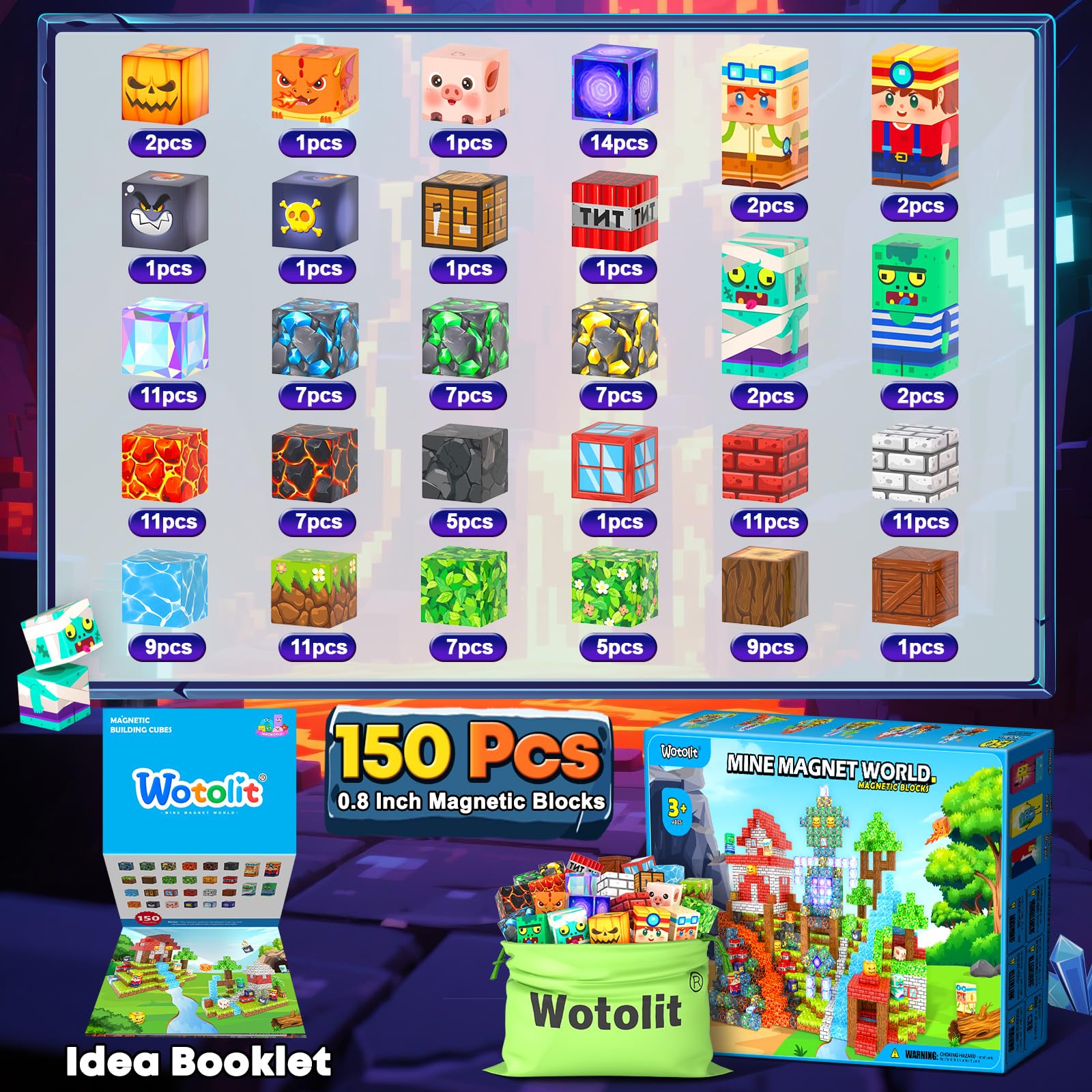 Wotolit STEM learning tiles blending magnetism with vivid visuals for exploring ideas