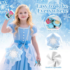 Woumserta eyeshadow palette and nail polish offering safe pretend glamour in playtime.