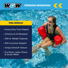 WOW Sports saltwater and chemical resistant noodle for outdoor use