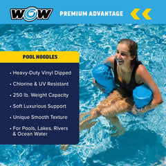WOW Sports saltwater and chemical resistant noodle endures season after season.