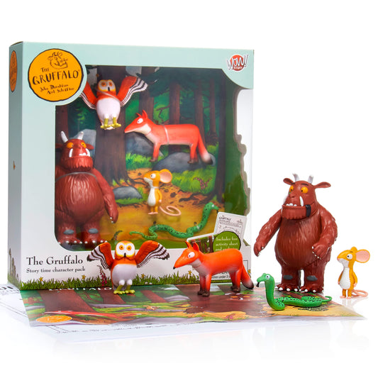 WOW! STUFF Gruffalo figure stands 12 cm for hands-on storytelling.