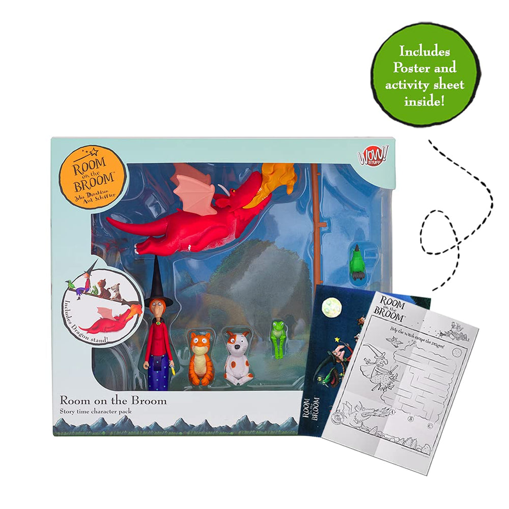 WOW! STUFF Room On The Broom activity sheet included with the set.