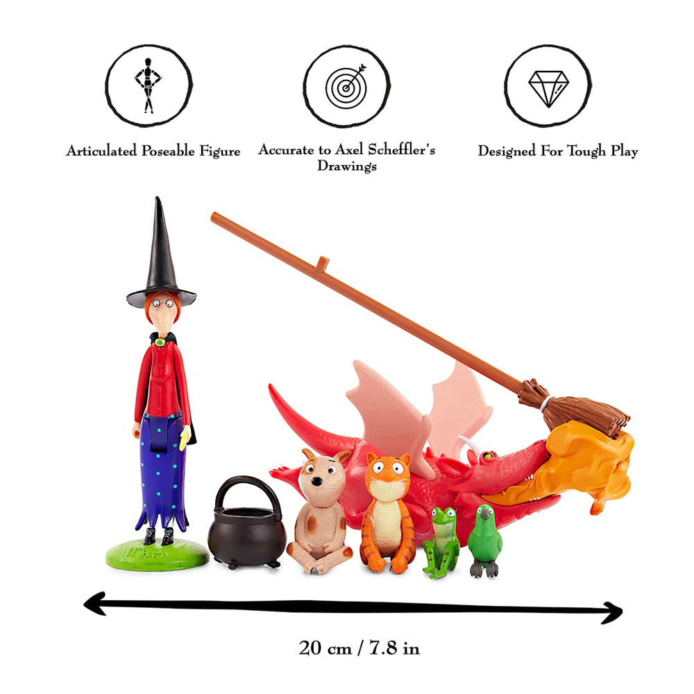 WOW! STUFF Room On The Broom Dog figurine adds friendly companion to playsets.