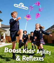 wow97e Flying Orb Ball LED lights illuminate night time play