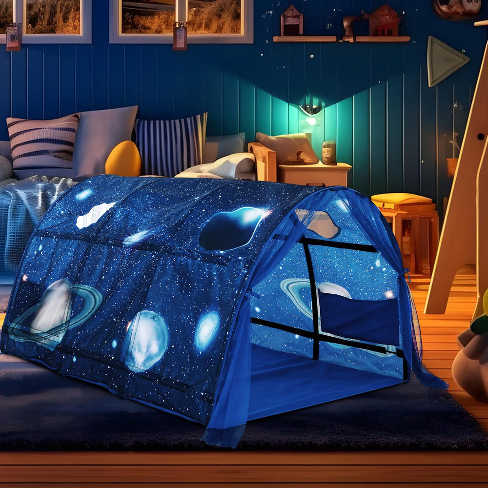 Wowangce Galaxy Twin Bed Tent suitable for indoor camping adventures