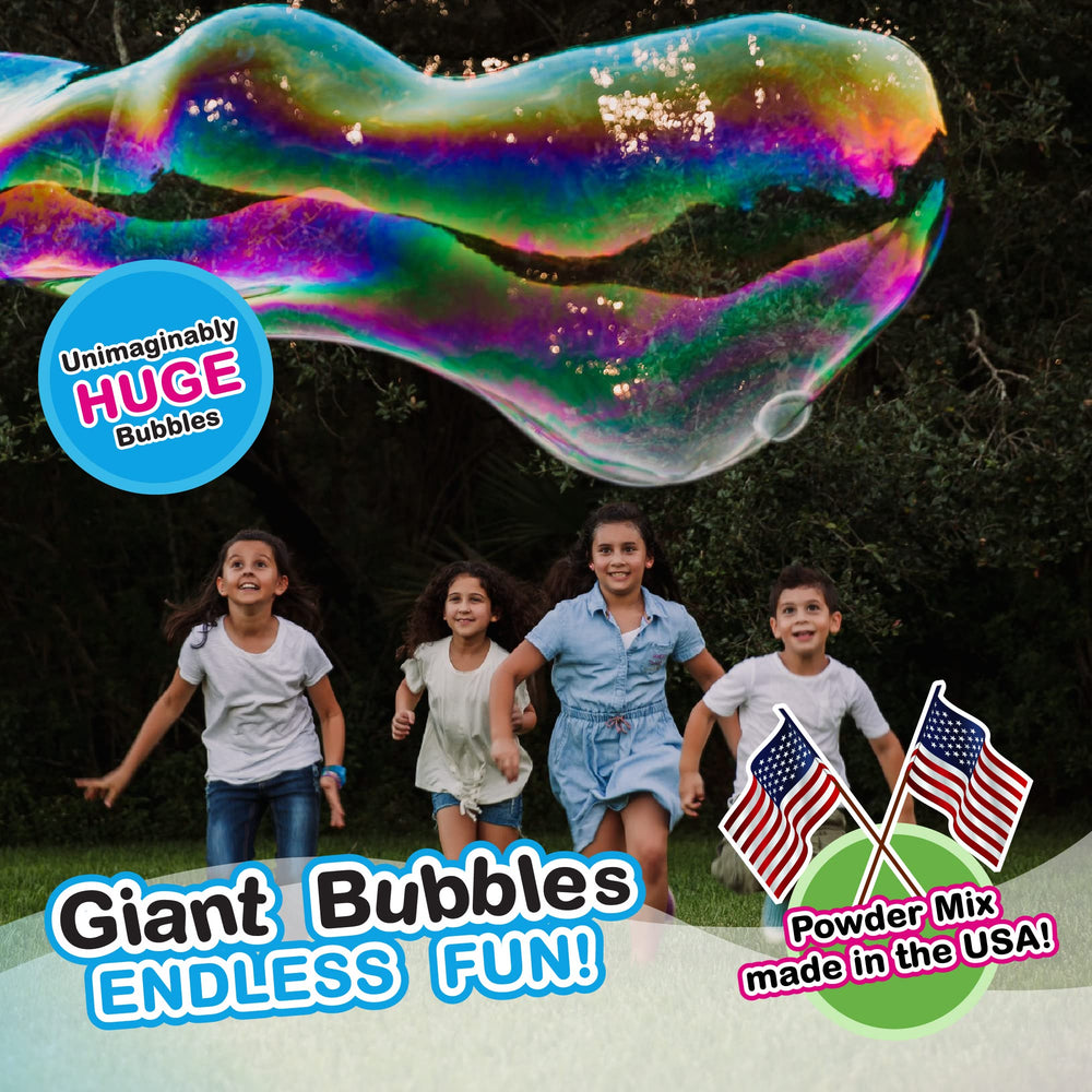 WOWMAZING bubble wand set in action for kids’ bubble play.