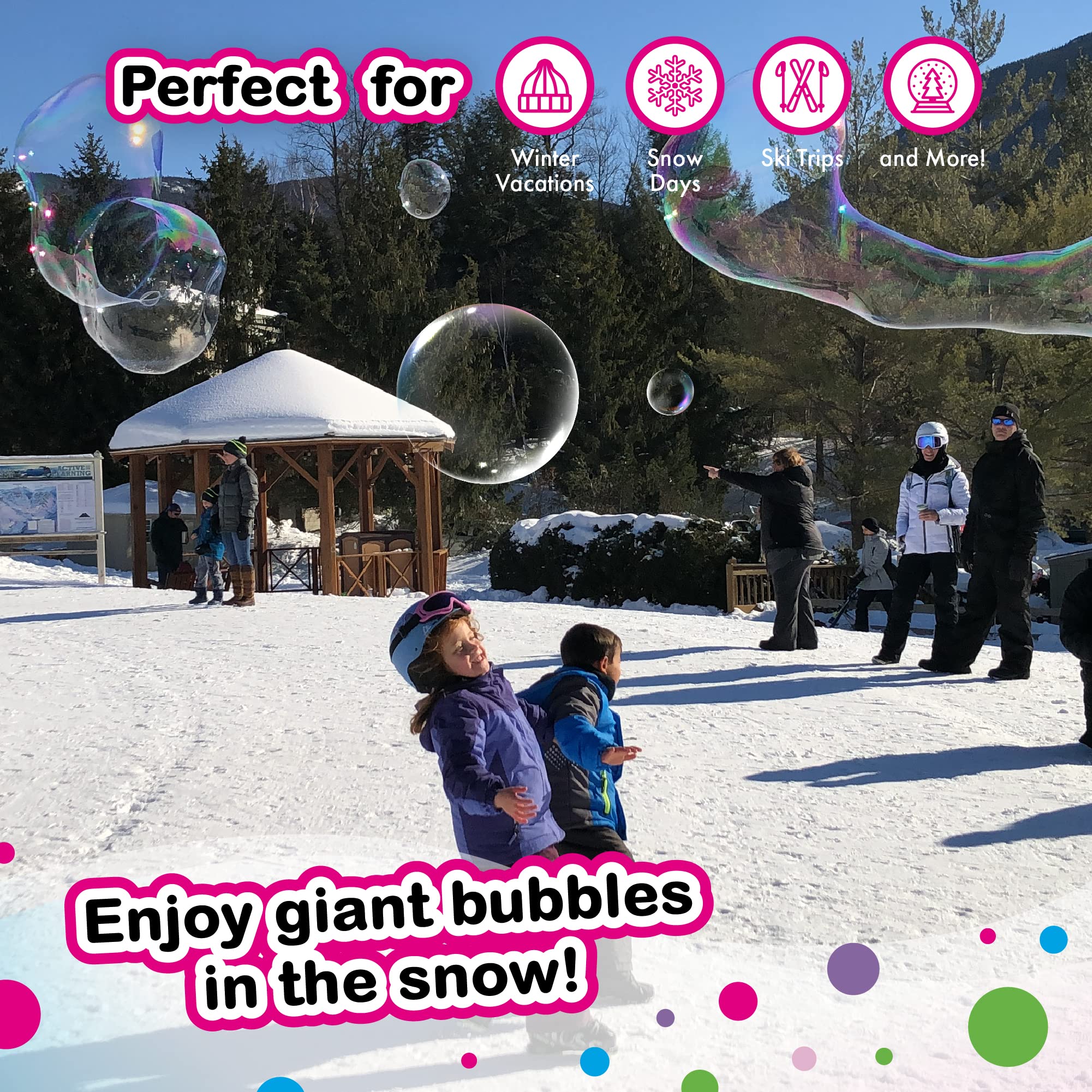 WOWMAZING durable, lightweight bubble maker designed for kids and families.