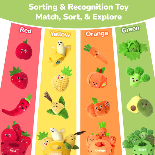 WOWOHAGE color-sorting baskets help early recognition and organization