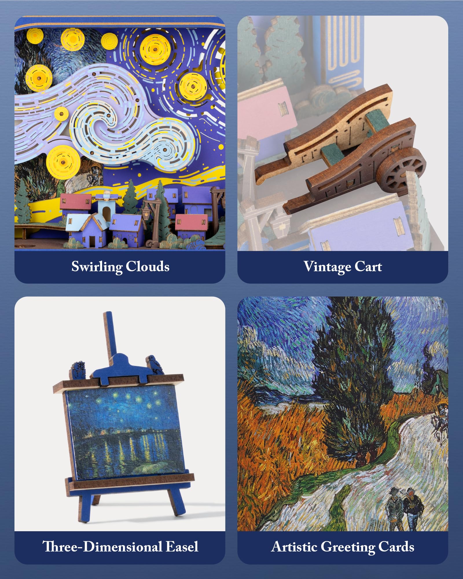 Wowood DIY gift kit inspires creativity and mindful relaxation.