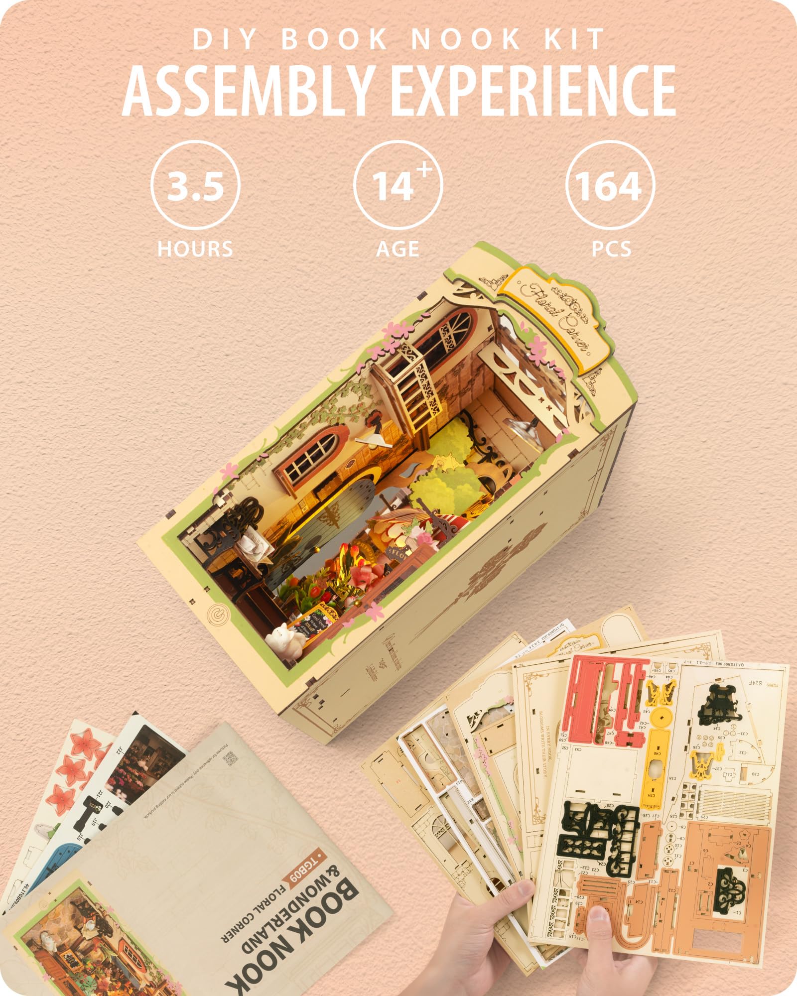 Wowood mindful crafting experience during assembly.