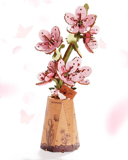 Wowood Sakura puzzle assembly process highlights a calm, rewarding project for adults.