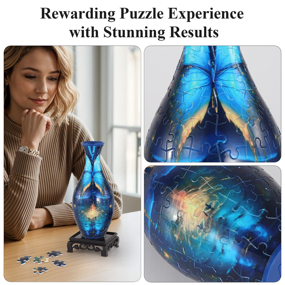 Wowsome 3D Puzzle Vase durable pieces designed for repeated assembly